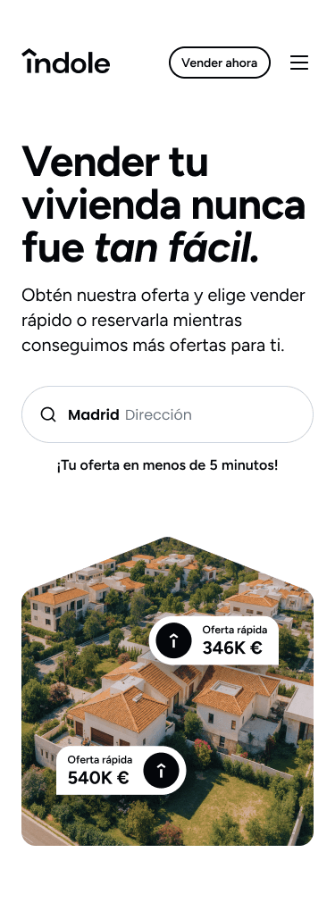 Índole landing